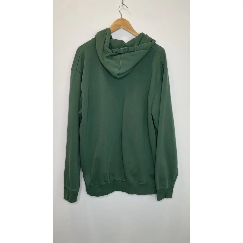 Majestic Green Bay Packers Zip Up Hoodie Green Football Wisconsin NFL Game XL - Picture 5 of 11